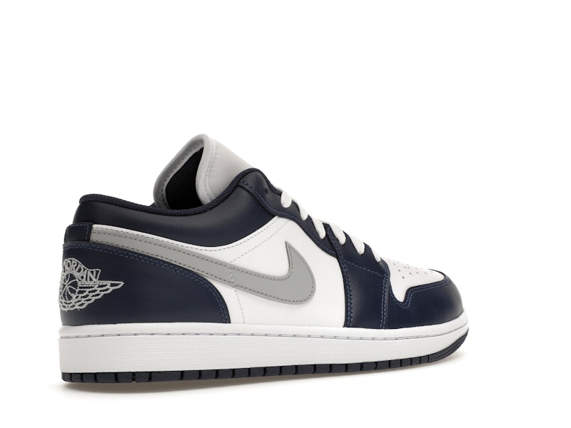 Jordan 1 Low Wolf Grey Midnight Navy - image 33