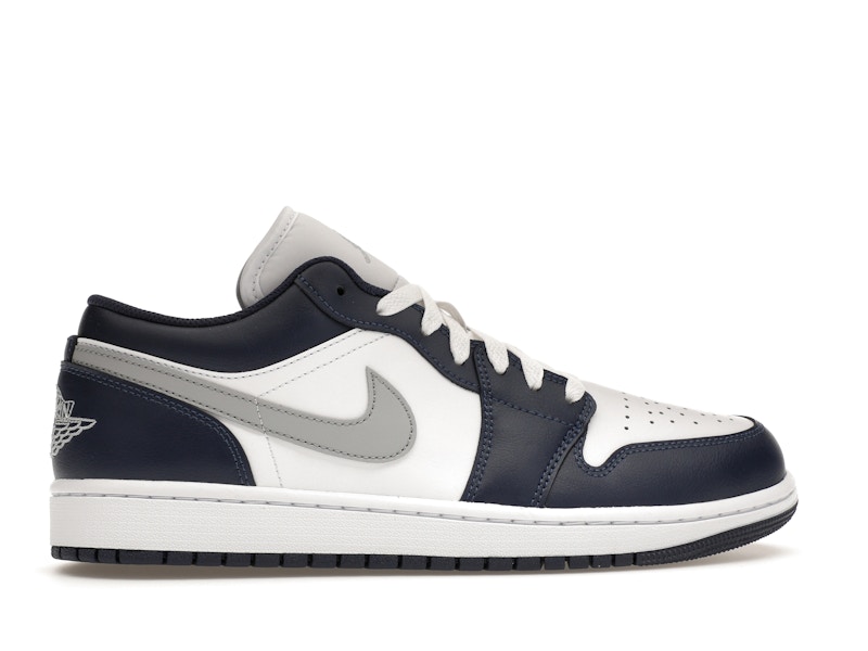 Jordan 1 Low Wolf Grey Midnight Navy - image 36