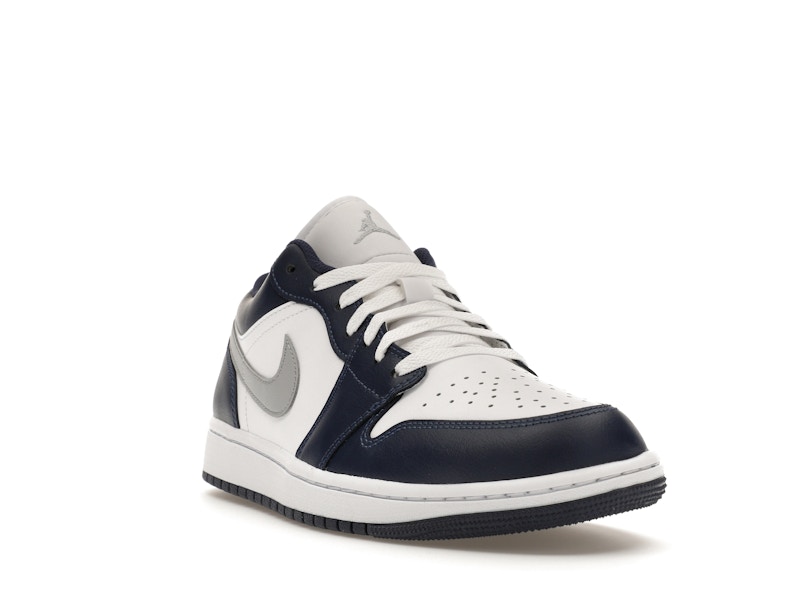 Jordan 1 Low Wolf Grey Midnight Navy - image 7