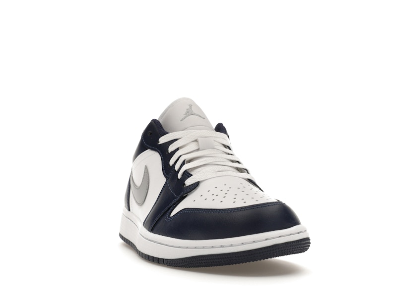 Jordan 1 Low Wolf Grey Midnight Navy - image 8