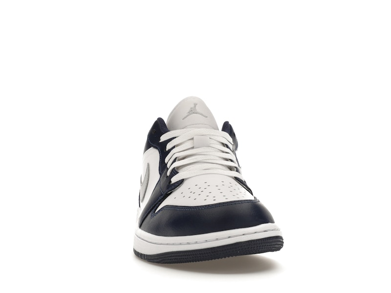 Jordan 1 Low Wolf Grey Midnight Navy - image 9