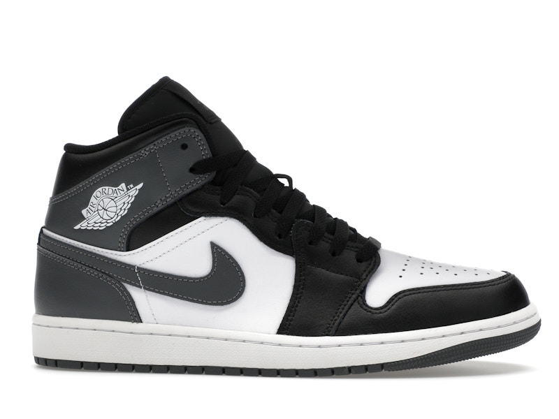 Jordan 1 Mid Black White Iron Grey - image 2