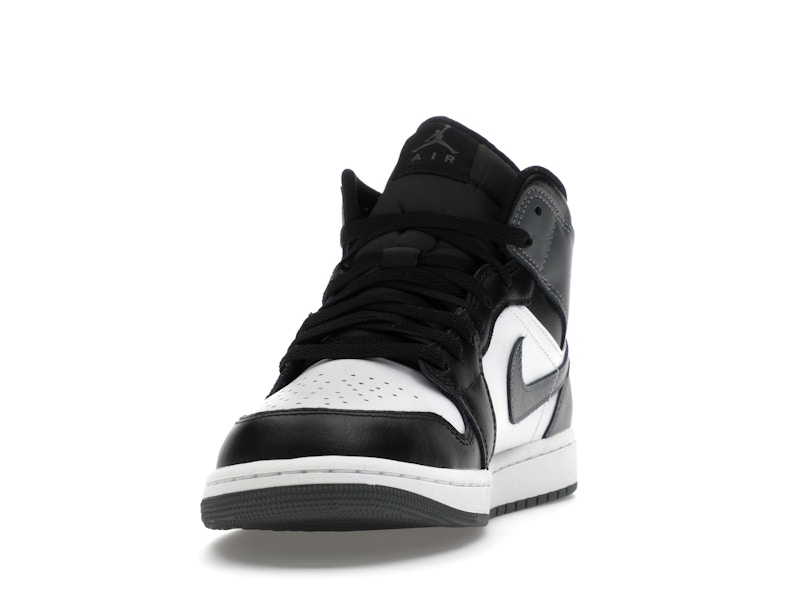 Jordan 1 Mid Black White Iron Grey - image 12