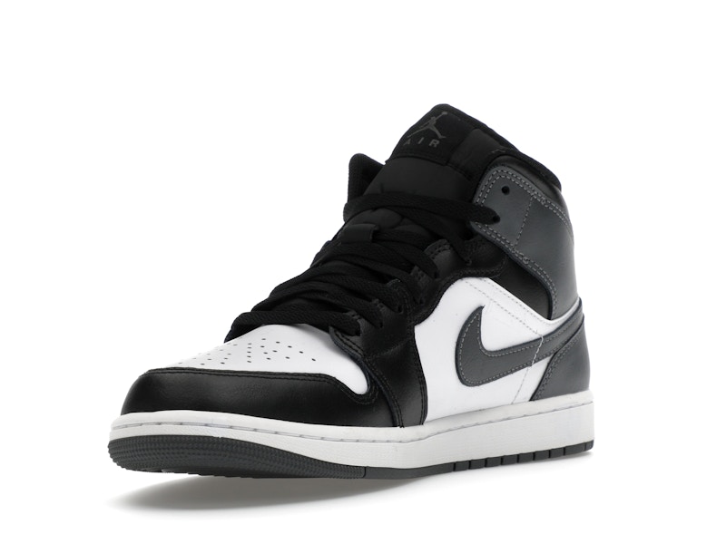 Jordan 1 Mid Black White Iron Grey - image 14