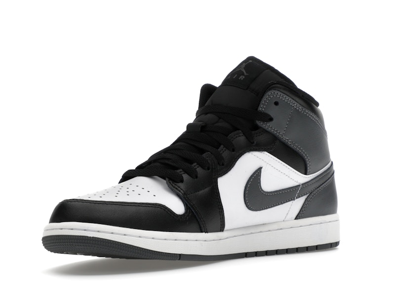 Jordan 1 Mid Black White Iron Grey - image 15