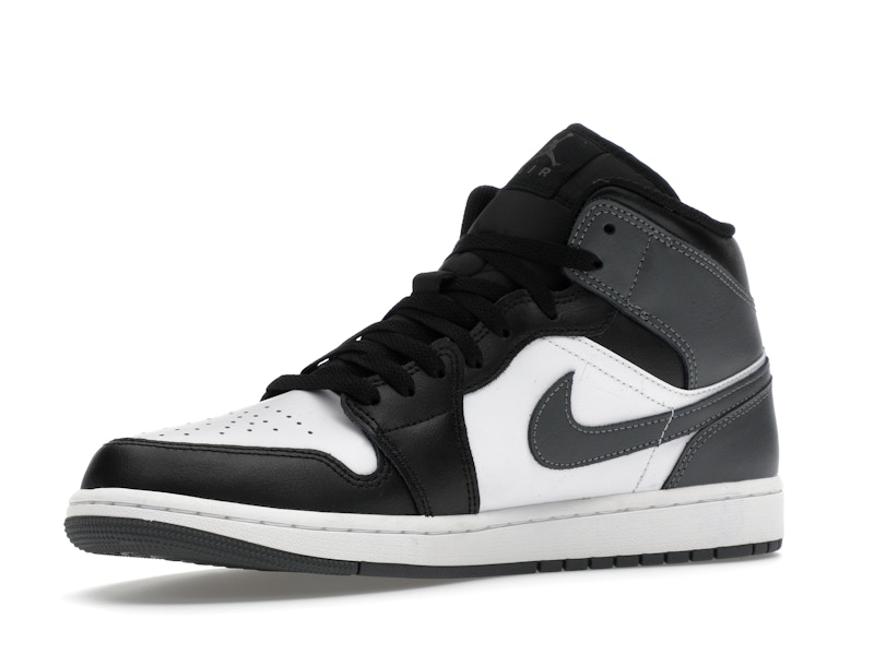 Jordan 1 Mid Black White Iron Grey - image 16