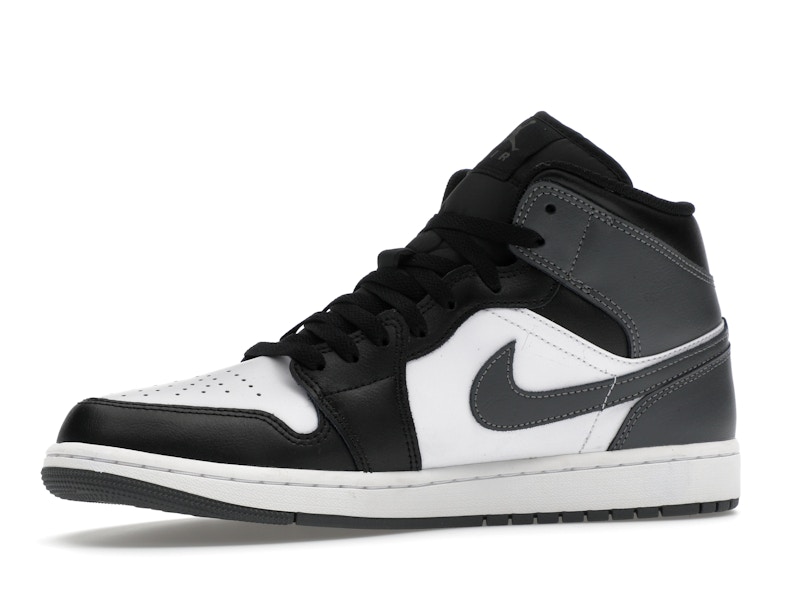 Jordan 1 Mid Black White Iron Grey - image 17