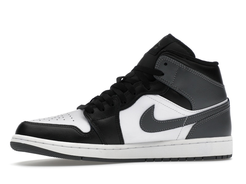 Jordan 1 Mid Black White Iron Grey - image 18