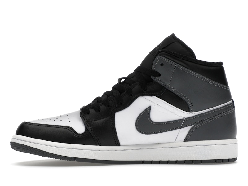Jordan 1 Mid Black White Iron Grey - image 19