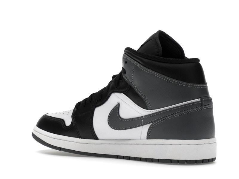 Jordan 1 Mid Black White Iron Grey - image 23