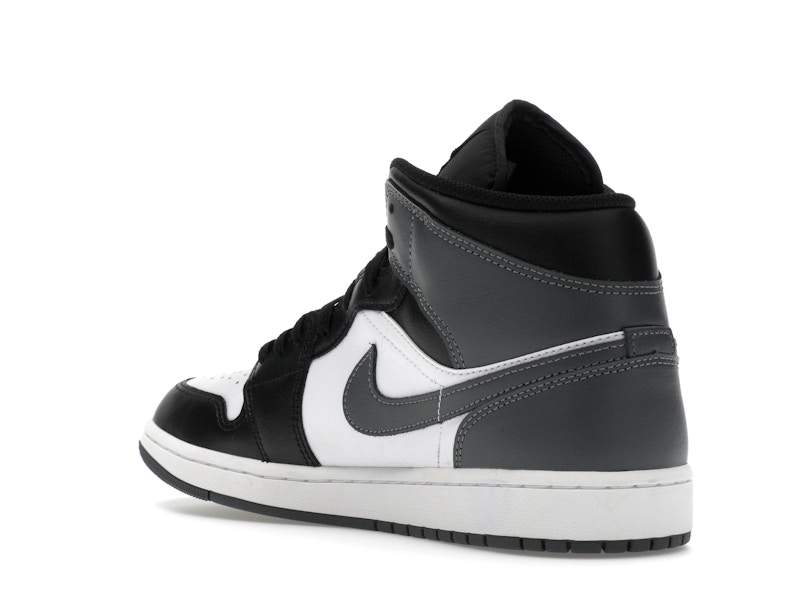 Jordan 1 Mid Black White Iron Grey - image 24