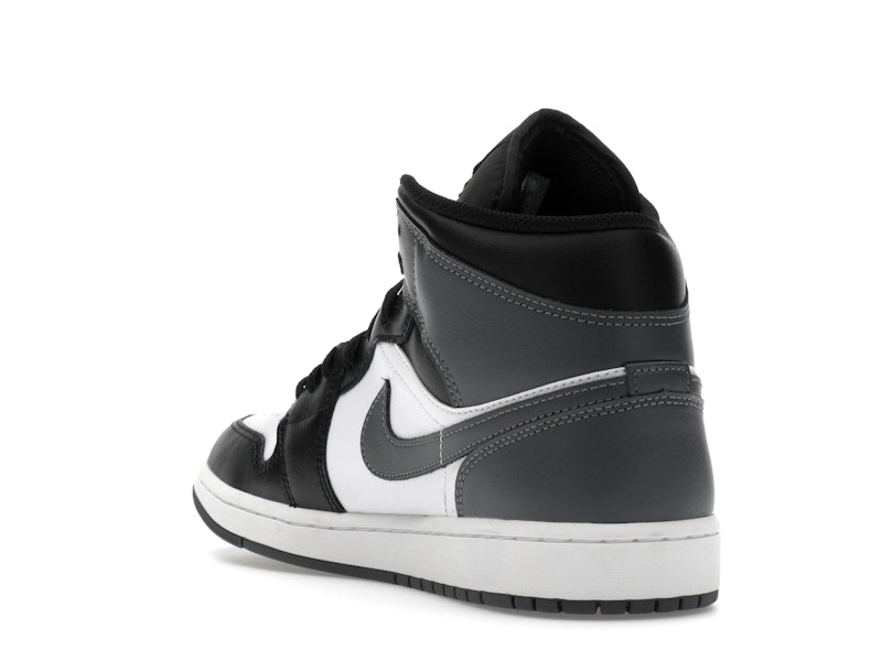 Jordan 1 Mid Black White Iron Grey - image 25