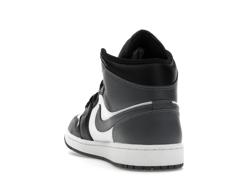 Jordan 1 Mid Black White Iron Grey - image 26