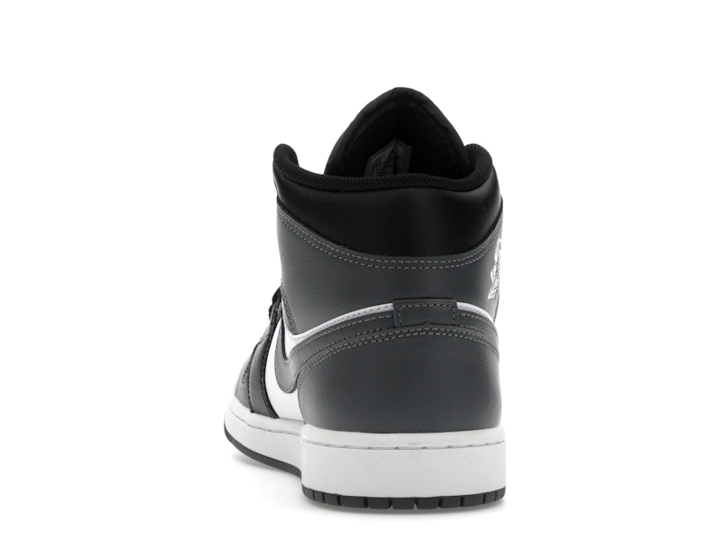 Jordan 1 Mid Black White Iron Grey - image 27