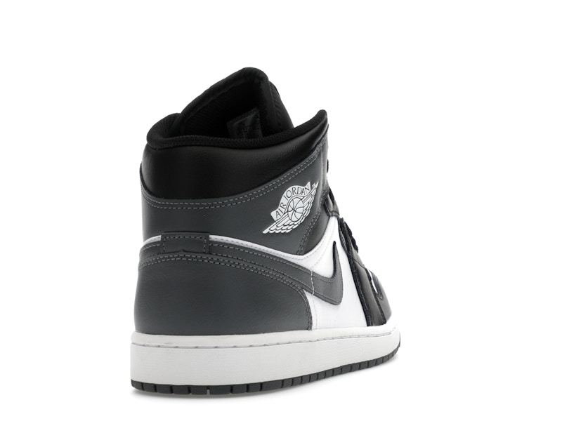 Jordan 1 Mid Black White Iron Grey - image 30