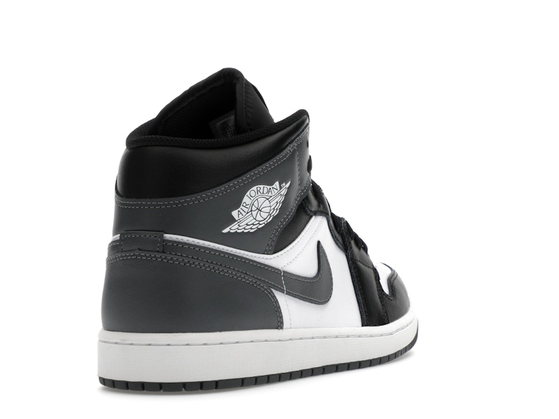 Jordan 1 Mid Black White Iron Grey - image 31