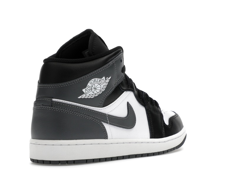Jordan 1 Mid Black White Iron Grey - image 32