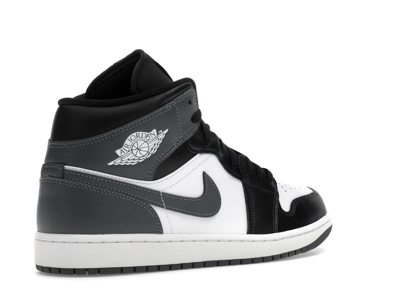 Jordan 1 Mid Black White Iron Grey - image 33