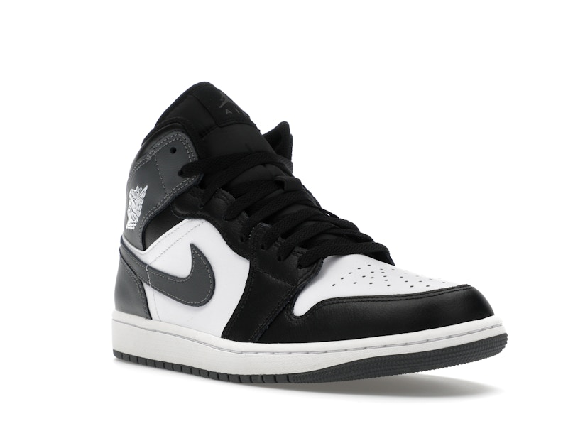 Jordan 1 Mid Black White Iron Grey - image 6