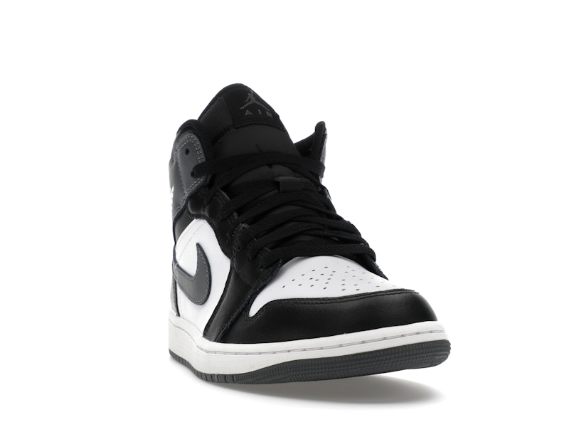 Jordan 1 Mid Black White Iron Grey - image 8