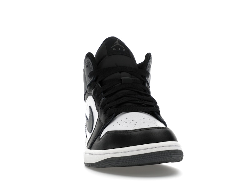 Jordan 1 Mid Black White Iron Grey - image 9