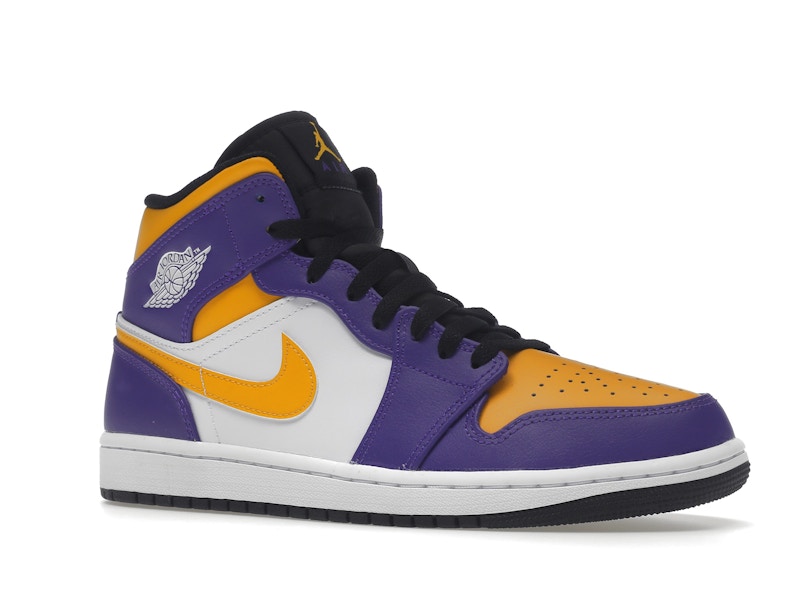 Jordan 1 Mid Lakers (2022) - image 4