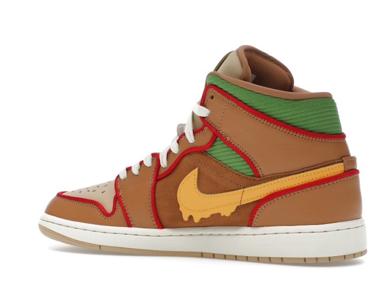 Jordan 1 Mid SE Cheeseburger - image 22