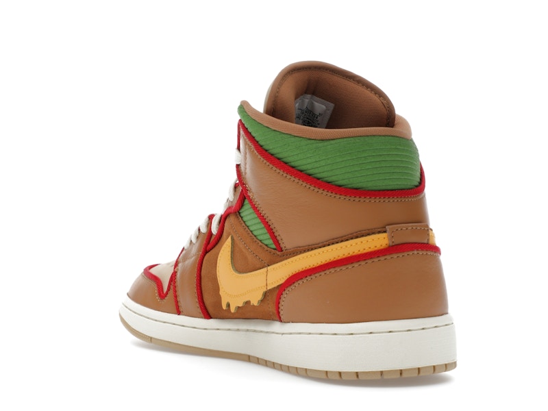 Jordan 1 Mid SE Cheeseburger - image 25