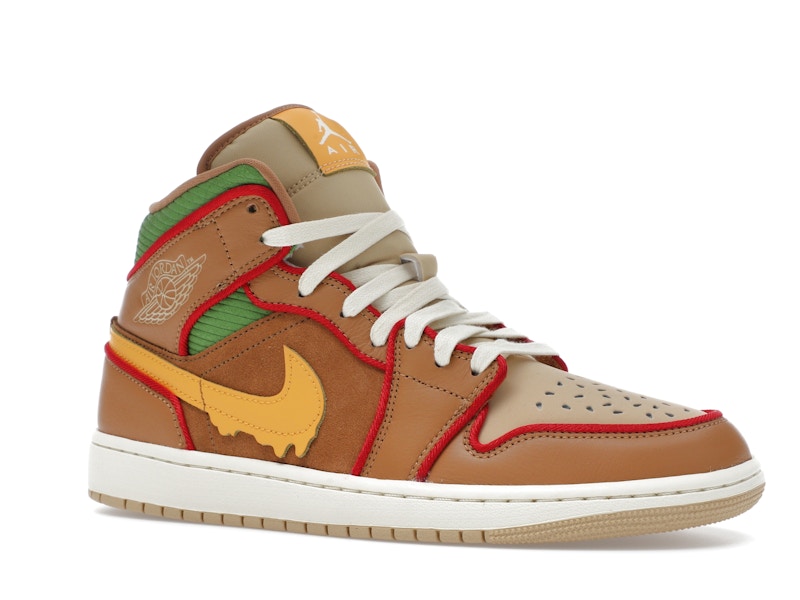 Jordan 1 Mid SE Cheeseburger - image 4