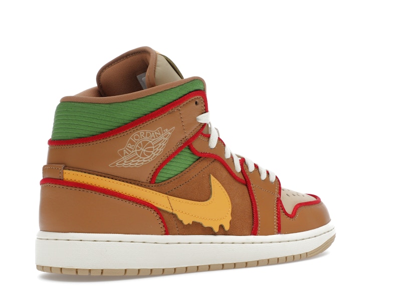 Jordan 1 Mid SE Cheeseburger - image 33