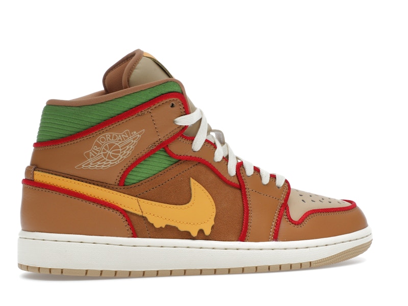 Jordan 1 Mid SE Cheeseburger - image 35