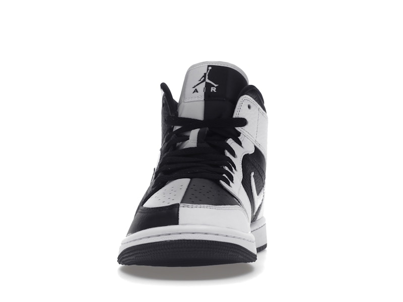 Jordan 1 Mid Split Black White (Women's) - image 11