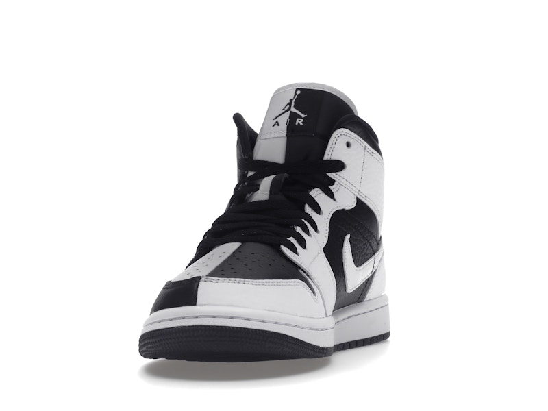 Jordan 1 Mid Split Black White (Women's) - image 12