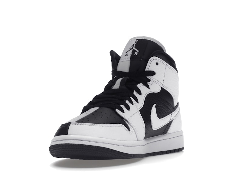 Jordan 1 Mid Split Black White (Women's) - image 13