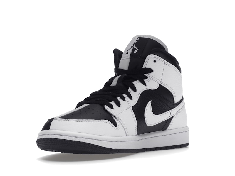 Jordan 1 Mid Split Black White (Women's) - image 14