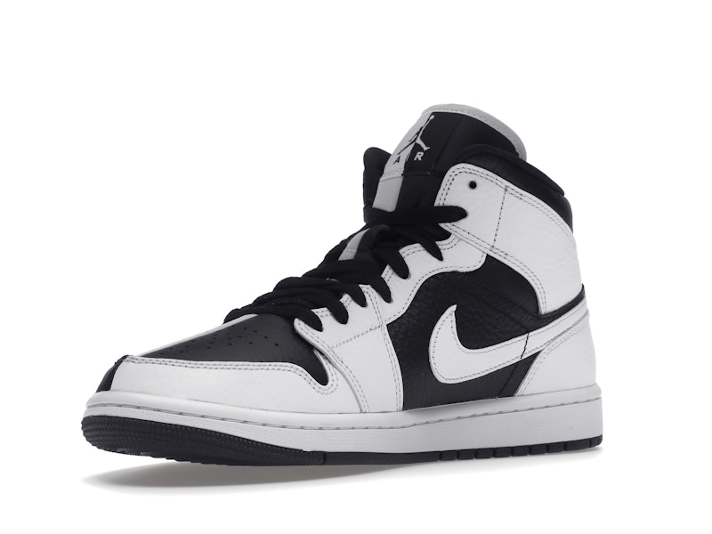 Jordan 1 Mid Split Black White (Women's) - image 15