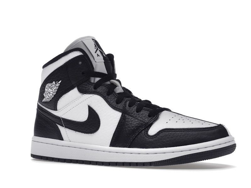 Jordan 1 Mid Split Black White (Women's) - image 4