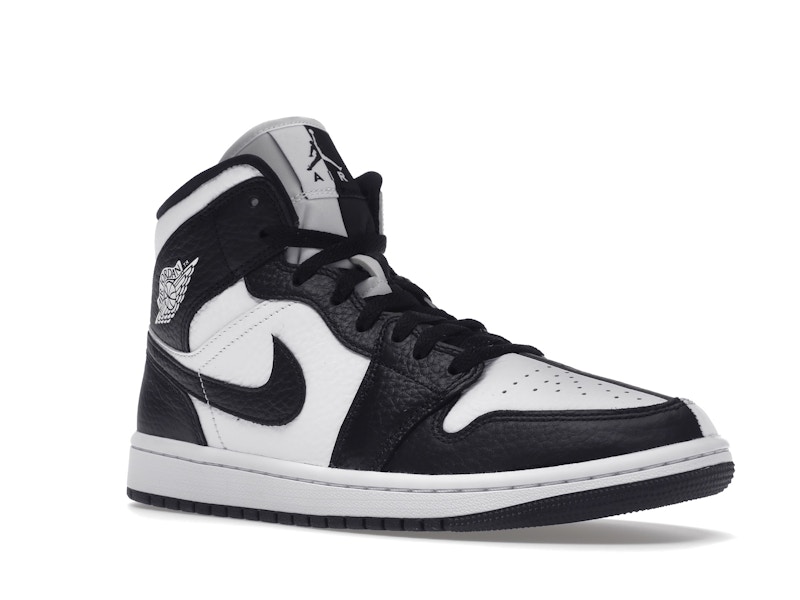 Jordan 1 Mid Split Black White (Women's) - image 5