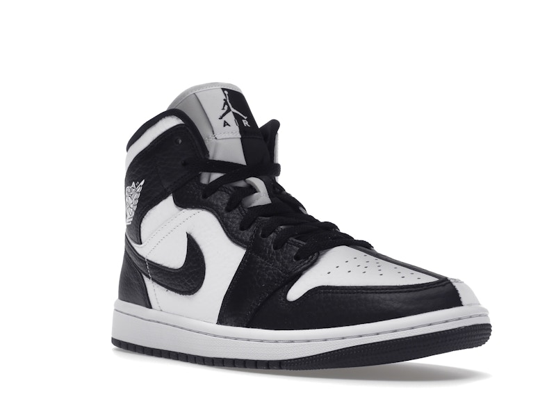 Jordan 1 Mid Split Black White (Women's) - image 6