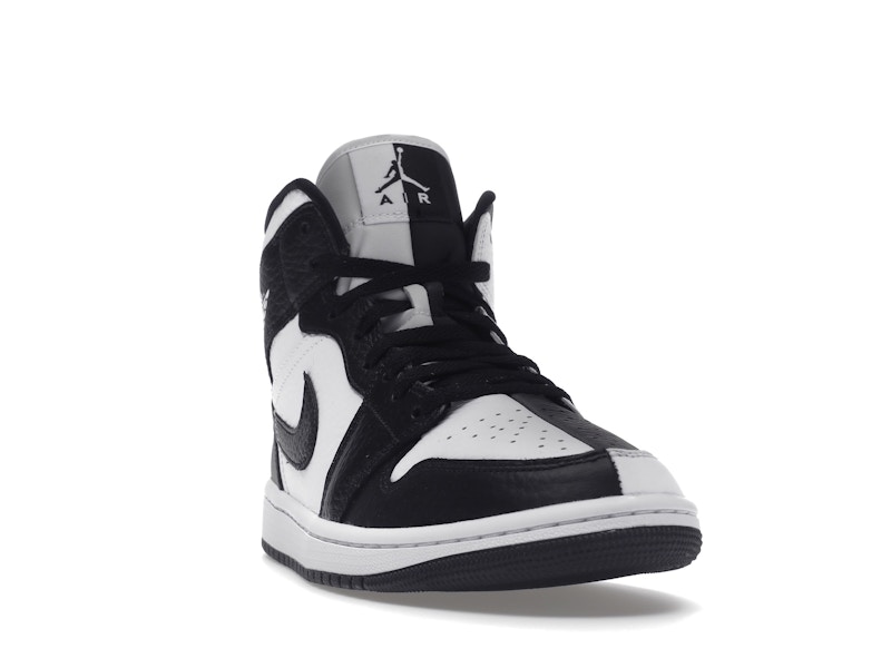 Jordan 1 Mid Split Black White (Women's) - image 8