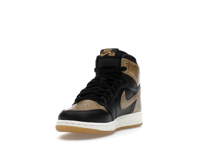 Jordan 1 Retro High OG Black Metallic Gold (GS) - image 13