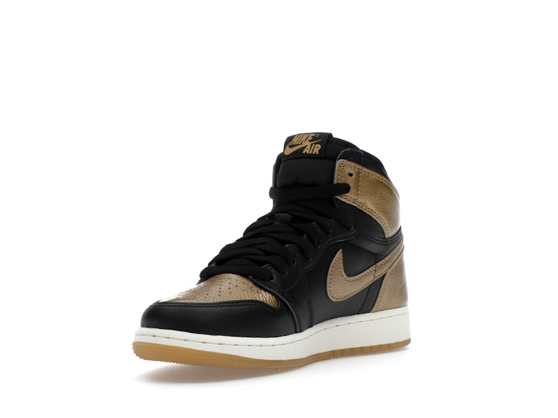 Jordan 1 Retro High OG Black Metallic Gold (GS) - image 14