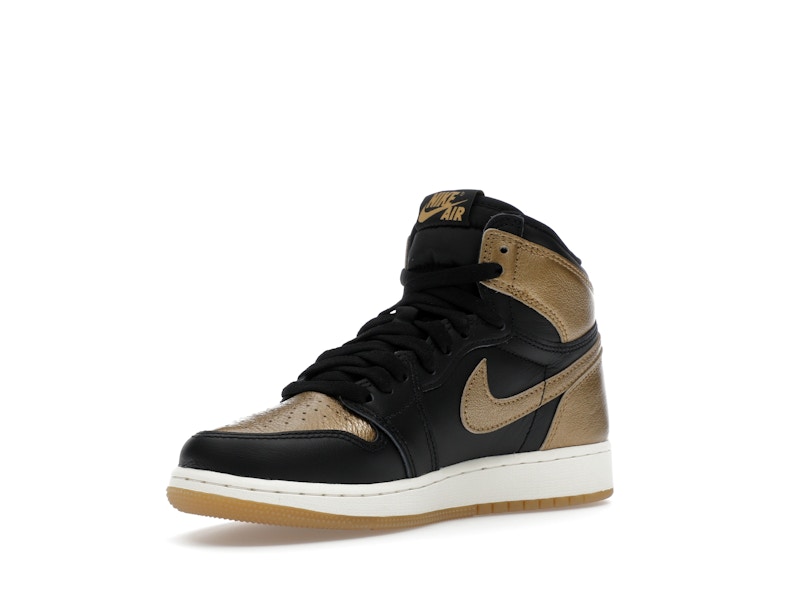 Jordan 1 Retro High OG Black Metallic Gold (GS) - image 15