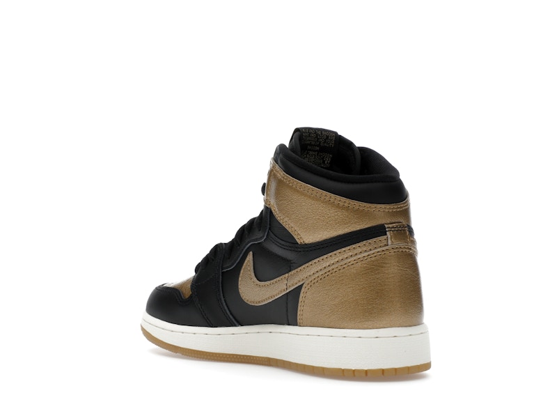 Jordan 1 Retro High OG Black Metallic Gold (GS) - image 24