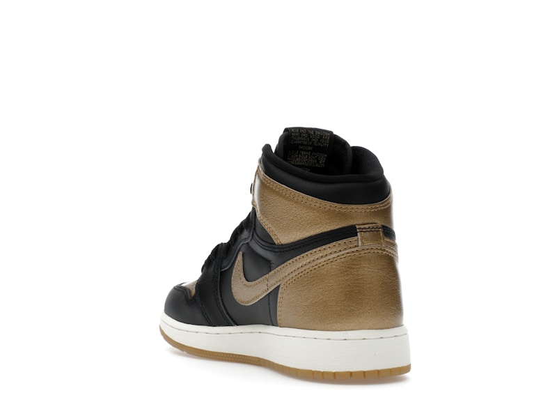 Jordan 1 Retro High OG Black Metallic Gold (GS) - image 25