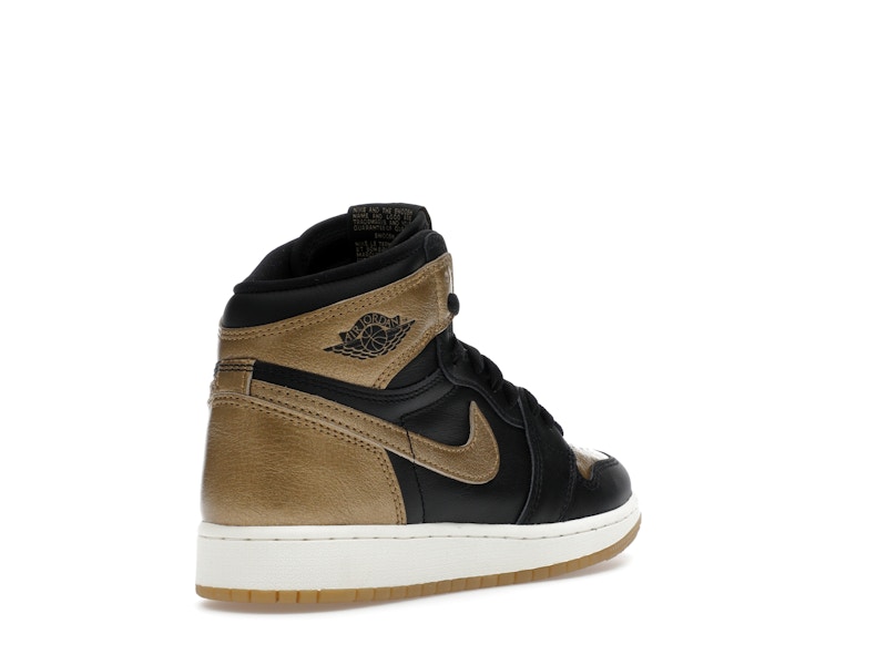 Jordan 1 Retro High OG Black Metallic Gold (GS) - image 32