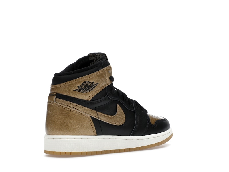 Jordan 1 Retro High OG Black Metallic Gold (GS) - image 33