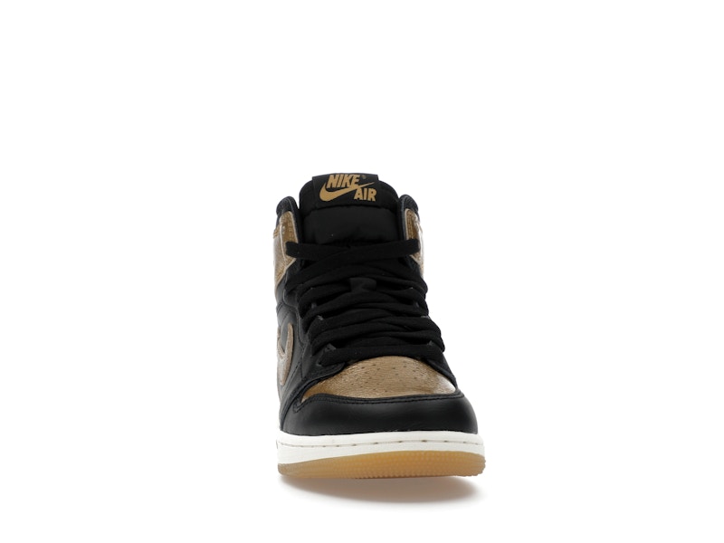 Jordan 1 Retro High OG Black Metallic Gold (GS) - image 9
