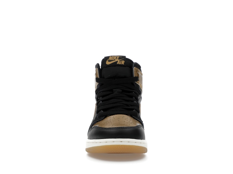 Jordan 1 Retro High OG Black Metallic Gold (GS) - image 10