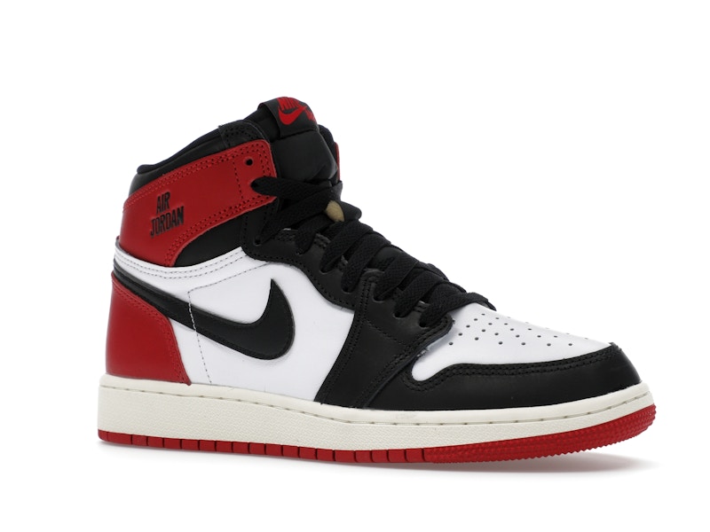 Jordan 1 Retro High OG Black Toe Reimagined (GS) - image 4